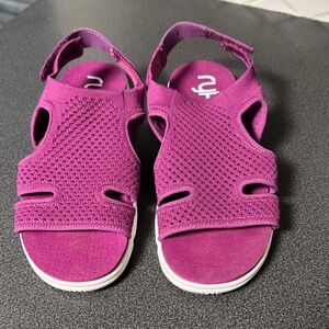 Ladies Magenta Ryka Micha Sport Sandals